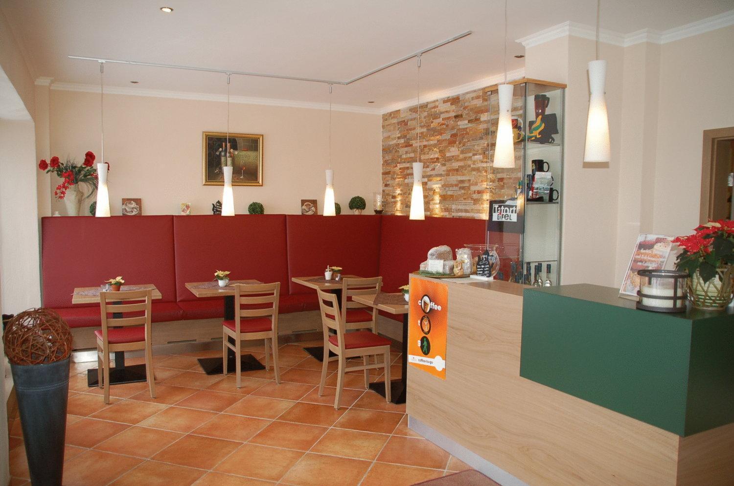 Hotel-Ferienwohnungen Cafe Maarblick Schalkenmehren Exteriör bild